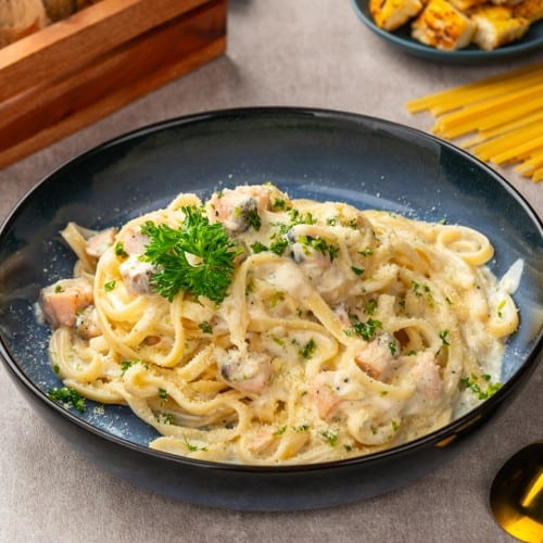 Fettuccine Alfredo.