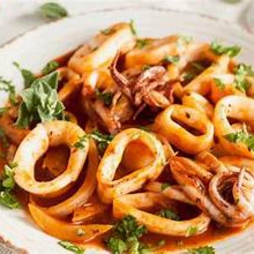 Calamari Marinara.