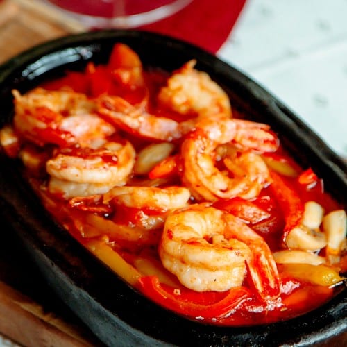 Shrimp Marinara.
