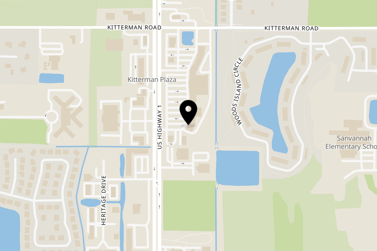 Map showing the location of Da Vinci's Italian Grill on 6692 US-1 in Port St. Lucie